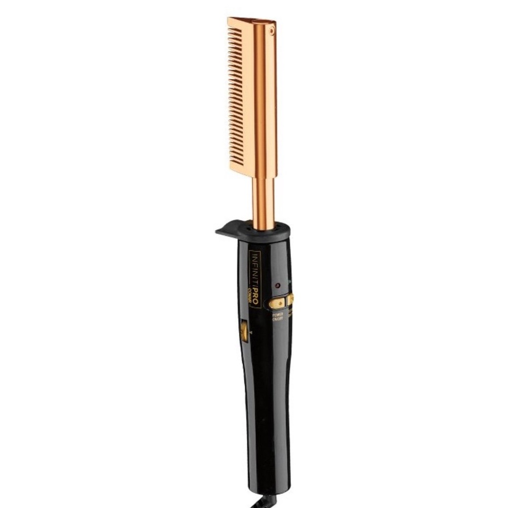 Conair Infinity Pro Straightening Comb in Gold & Black
